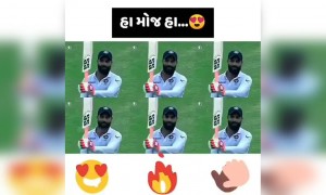 ગુજરાતના સાવજની મોજ ચાલુ મેચે જાડેજા એ બેટથી કરી તલવાર બાજી