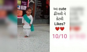 સપના ચૌધરીના ગીત પાર આ ઢીંગલીએ લહાવ્યા ઠુમકા