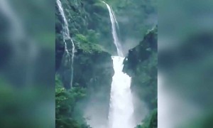 ચોમાસાની ઋતુનો જૂનાગઢના ગિરનારનો કહેવાતો આ વિડીયો ખરેખર નયનરમ્ય છે