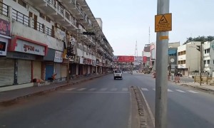 મહેસાણામાં કોરોના વાયરસ લઇ જનતા કર્ફ્યુ સ્વયંભુ બંધ જોવા મળ્યું