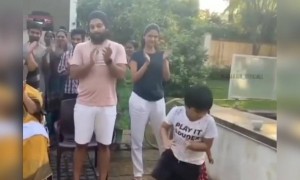 સ્ટાઇલિશ સ્ટાર અલ્લુ અર્જુનએ તાલીઓ વગાડી કોરોના કર્મચારીઓનો માન્યો આભાર