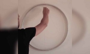 જુઓ આ કલાકારે દોરાઓ માંથી બનાવ્યું અદ્ભૂત ચિત્ર