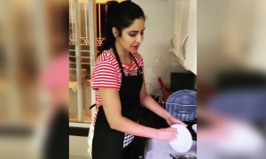 મહારાષ્ટ્ર બંધને કારણે કેટરીના કેફને જાતેજ ધોવા પડ્યા વાસણો