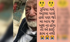 જેના માં બાપ ખુશ હોય તો પૈસા શું કામના?