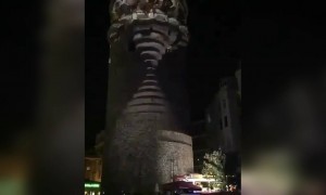 ઈમારત પર કરવામાં આવી ગજબની પ્રોજેકટર ઇફેક્ટસ