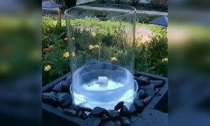 આ છે અદભૂત કુત્રિમ વોલકેનો ફાઉન્ટન