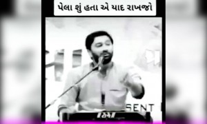 પેલા શું હતા એ યાદ રાખજો સાહેબ