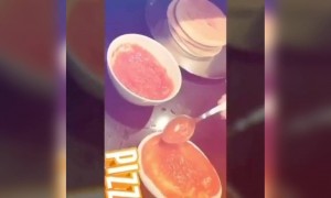 રણવીર સિંઘે શેર કર્યો પીઝાનો વિડીયો