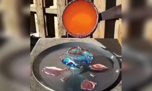 હીરો એક એવો પદાર્થ છે જેના પાર ધગધગતા લાવાની પણ કોઈ અસર થતી નથી