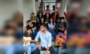 વિદ્યાર્થીઓ દ્વારા પ્રસ્તુત ગ્રુપ સોંગ