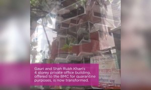 શાહરુખ ખાન અને તેમની પત્ની ગૌરી ખાનની ઓફિસને કોરનટાઈન સેન્ટરમાં કરવામાં આવી તબદીલ