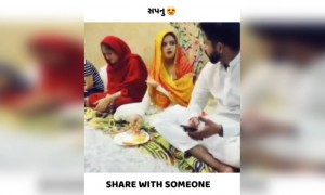 આવી કેર કરવા વાળી પત્ની તો નસીબ વાળાને મળે