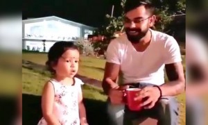 કોહલીએ જીવા ધોની સાથે વિતાવેલી પળો યાદ કરી