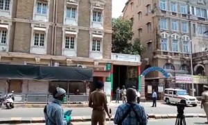 રિશી કપૂર હોસ્પિટલમાં દાખલ હતા તે હોસ્પિટલની બહારના દ્રશ્યો