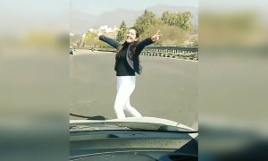 રોડ ઉપર ડાન્સ? અલ્યા ઘરે જઈને નાચોને