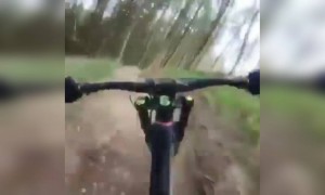 કુદરતી સૌંદર્ય વચ્ચે જોખમી સાઈકલિંગ