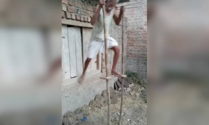 દાદાએ ઉંચી એડીના ચપ્પલ લીધા હો