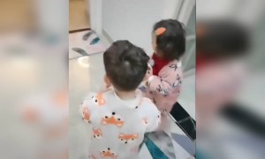 ક્યૂટ ભાઈ બહેનની જોડી