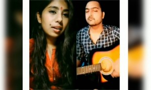 છોકરાનું ગિટાર અને છોકરીનો અવાજ બંને મસ્ત છે