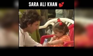 તમે સારા અલી ખાનનો બાળપણનો આ ક્યૂટ વિડીયો નહિ જોયો હોય
